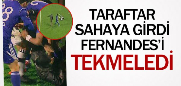 Sahaya atlad Fernandes'i tekmeledi